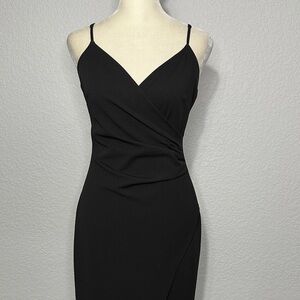 Black Strappy Evening Gown Prom Dress Formal Small